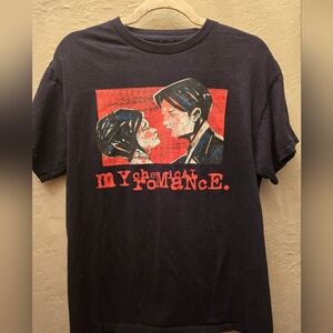 My Chemical Romance Band Tee Black Graphic Shirt Emo Rock MCR